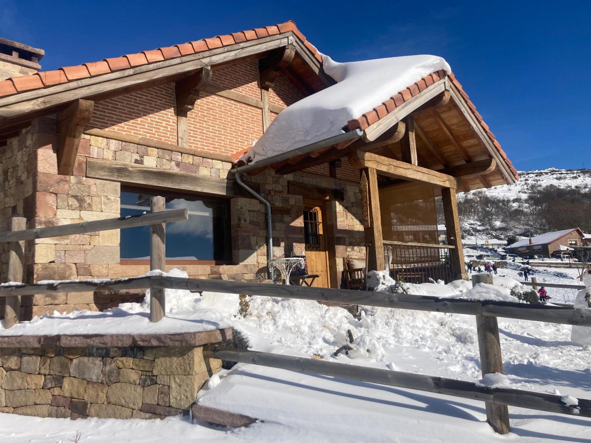 Los Chozos De La Brana Brañosera Kültér fotó